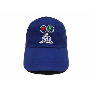 Guy Benson Collection Love Vs Money Dad Hat - Royal Blue