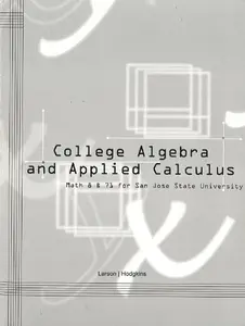 USED-COLLEGE ALGEBRA+APPLIED CALC. >CUSTOM< by Ron Larson (Paperback)