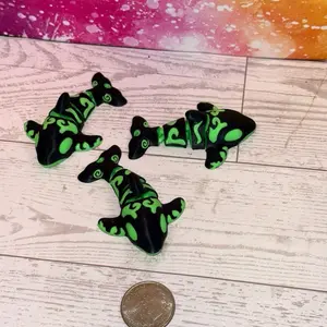 Tribal articulated whale