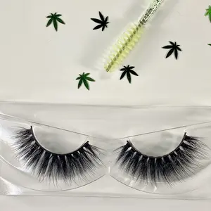 Purple Haaze 3D Mink Eyelashes Fluffy Soft False Eyelash Dramtic Thick Curly Cross Fake Eye Lashes Extension Makeup Tool Sixdian Cruelty Free