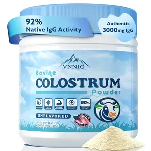 Liposomal Bovine Colostrum Powder Supplement： 3x Absorption | 3,000mg IgG | Grass-Fed Family Farm |  Ultra-Low Temp Freeze-Dried - Preserves 92% Native IgG Activity Verified by USA-Lab | 50 Servings