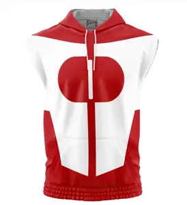 Omni Man Sleeveless Hoodies, Invicible Anime Graphic Sleeveless Sweatshirt Hoodies