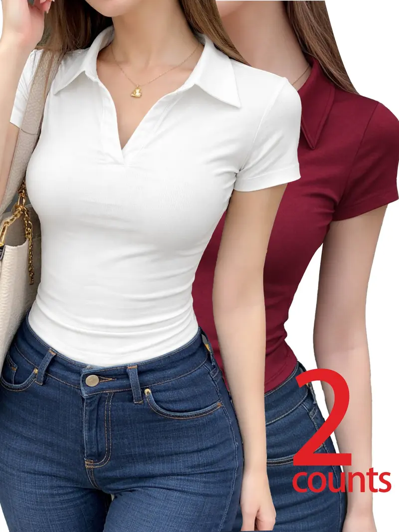 hollister collared top - TikTok Shop