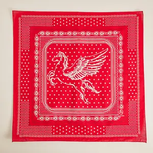 Pegasus Bandana Scarf - Red