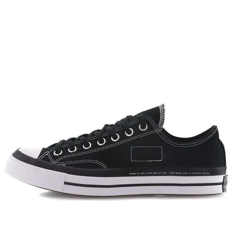 Converse Fragment Design x Moncler x Chuck 70 Low 'Black' 169069C