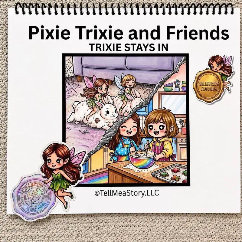 PIXIE-TRIXIE AND FRIENDS: TRIXIE STAYS IN