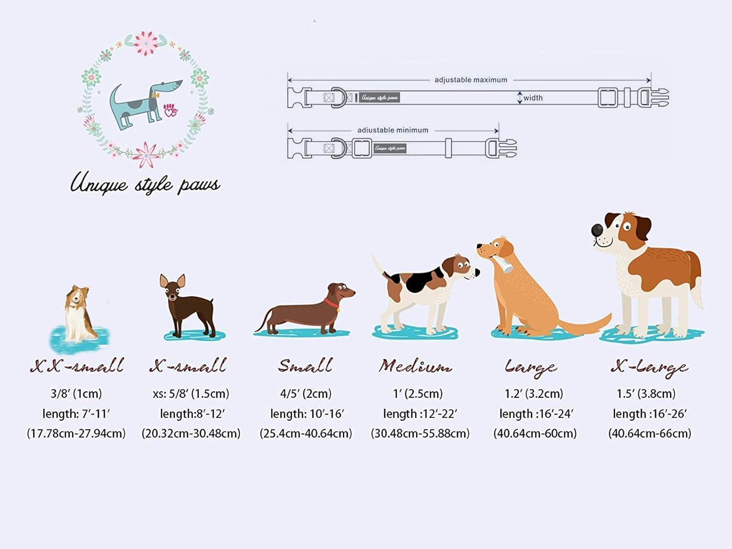 Pet Soft &Comfy Bowtie Dog Collar and Cat Collar Pet Gift for Dogs and Cats 6 Size and 7 Patterns dog collar