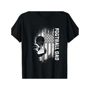 Football Dad American Football T-Shirt, Classic Design For All-Day Comfort And Effortless Style – Ideal Gift For Friends Who Appreciate Quality, Regular-Fit, Family T-shirt