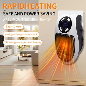 350W for Small Bathroom Portable Convection Fan Ceramic Heater  Power-Off Protection & 2-Speed Settings for Living Rooms Bedrooms Study Rooms