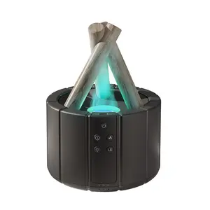 Flame Aromatherapy Humidifier for Bedroom, Small Living Room Desktop Home Campfire Aromatherapy Humidifier