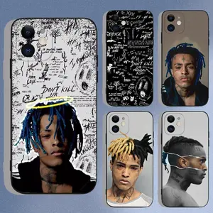 XXXTENTACIONS Rapper Phone Case For iPhone 16,15,14,13,12,11,XS,XR,X,8,7,Pro,Max,Plus,Mini Silicone Black Funda Cover Shell Premium Phone Case deals for you