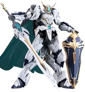 Funtasy Planet SNAA 1/144 Mecha Model Kit - Tristan Knights of the Round Table - Articulated Action Figure Building Kit, Golden Celtic War Patterns & Hidden Covenant Sword, Gift for Adults & Teens