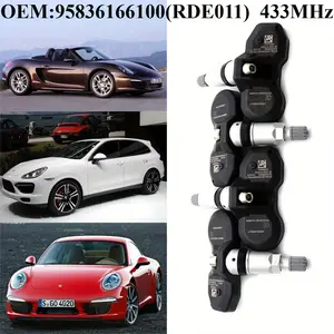 1Pcs/4Pcs OEM#95836166100(RDE011) #433MHz TPMS/TIRE PRESSURE SENSORS For#AUDI(A4/S4/A6/S6/A8/S8/Q7/R8/RS4/RS6/RS7) #ASTON-MARTIN #BENTLEY #FERRARI #MASERATI #LAMBORGHINI #PORSCHE(911/BOXSTER/CAYENNE/CAYMAN/PANAMERA) #VOLKSWAGEN #BUGATTI