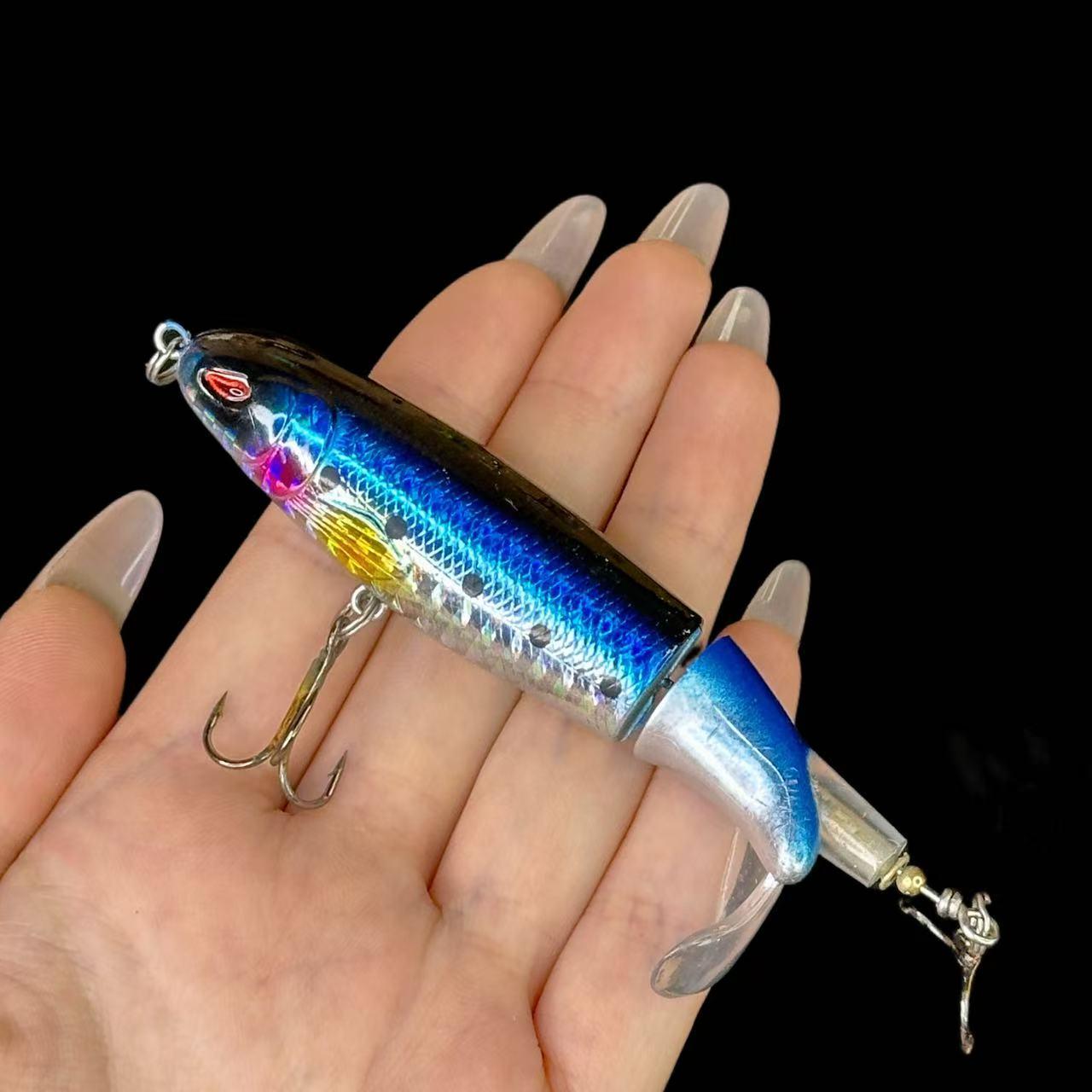 EXCROCK Fishing Lure Kit - Multi Species Fish Attractant Set, Equipped with Pre-Fitted Sturdy Hooks, Classic Styles Realistic Whopper Plopper, Swimbaits, Crankbaits, 5-Pack or 10-Pack Outdoor Fishing Accessories, Fish Attractants