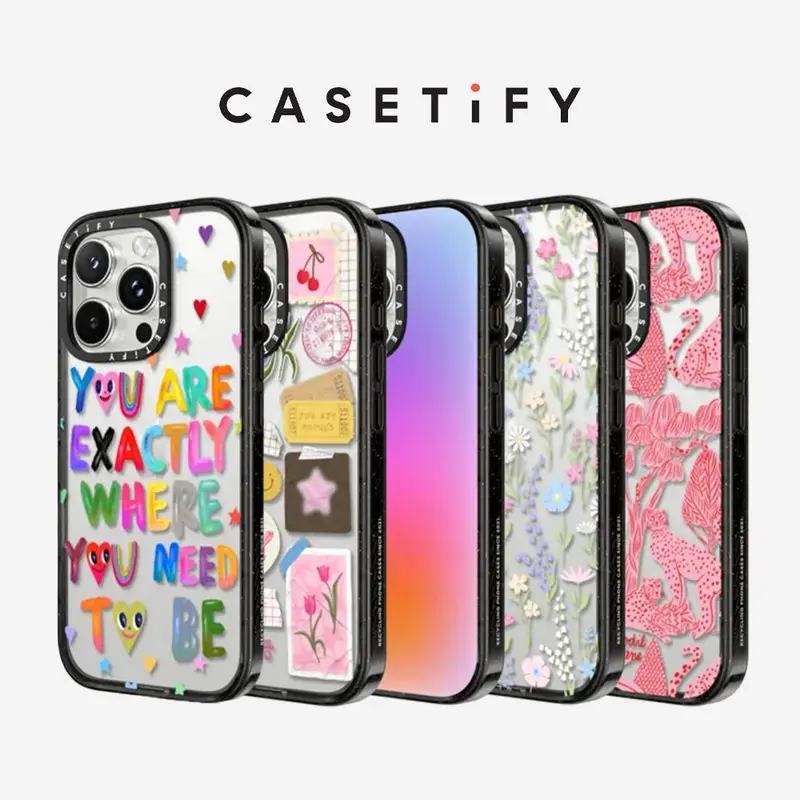 CASETiFY Cherry Love Collection with Compact iPhone Cases for
