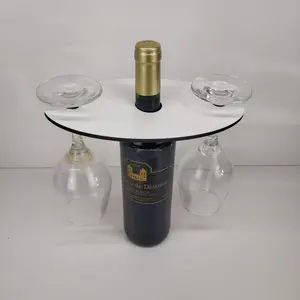 Wine & Glass Set Holder