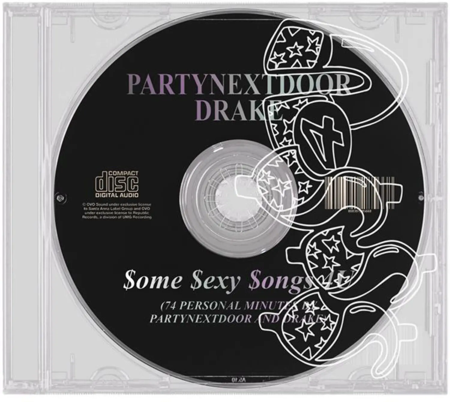 PARTYNEXTDOOR, Drake - $ome $exy $ongs 4 U  [COMPACT DISC - CD] Explicit, Etched Vinyl