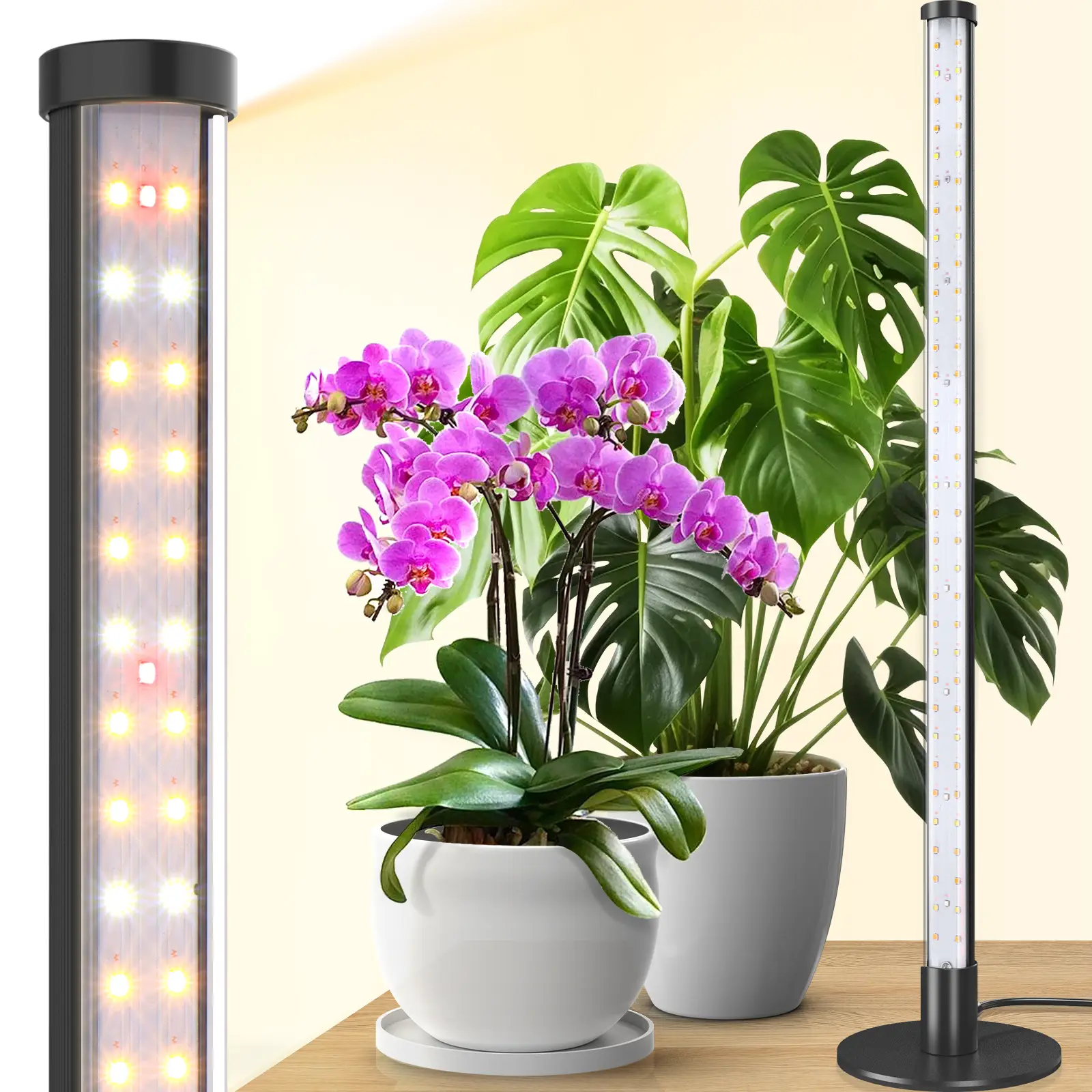 Barrina T10 Vertical Grow Light, 20W 2FT Desk Table Top LED Plant Light, Hanging and Standing, Full Spectrum