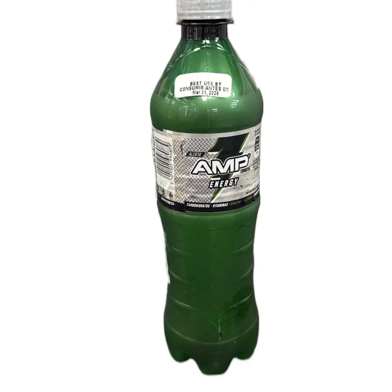 3 Packs De AMP 365 Energy Sabor a Citricos  de 600ml