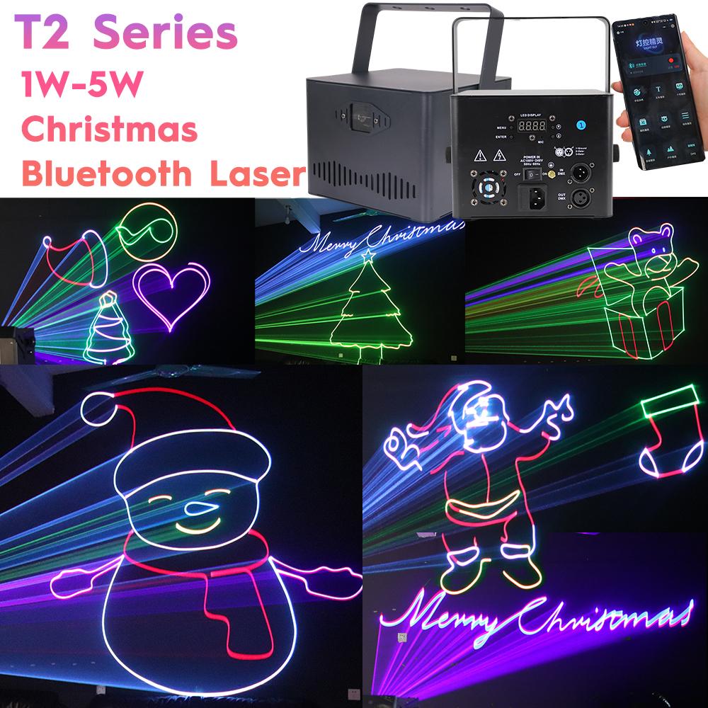 Dj bar Beam Light 5W Laser RGB Full Color 3D Animation DMX512 Sound Activated Control Party Lights for Club Birthday Bar Disco Concert