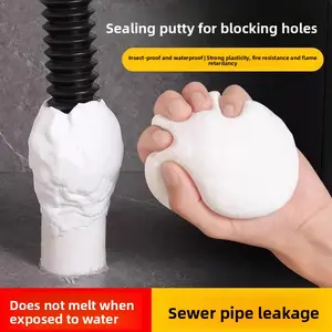 Sealant Clay 20pcs – Sticky Pipe Hole Sealing Putty for Air Conditioner Gaps, Anti-Insect, Windproof, Quick-Dry Adhesive