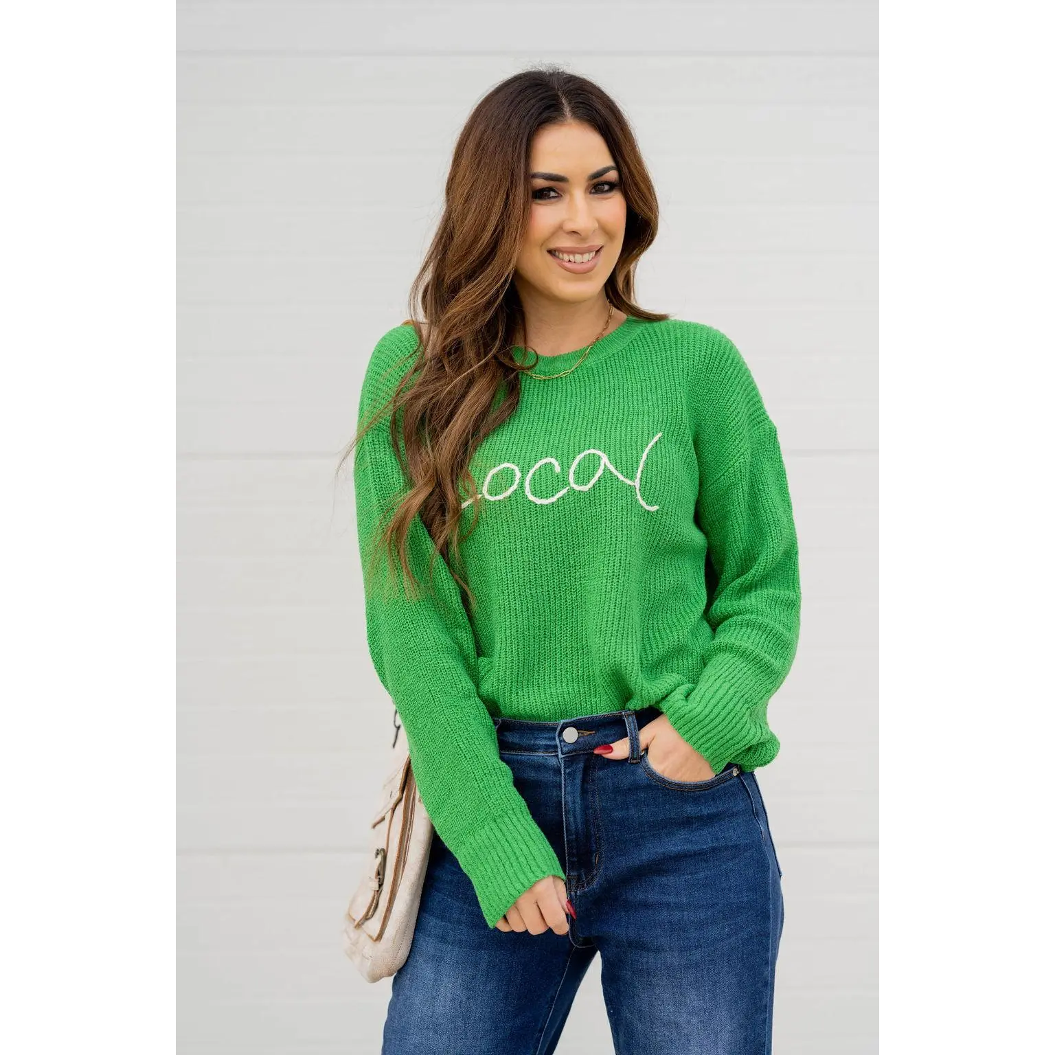 Local Stitched Knit Sweater