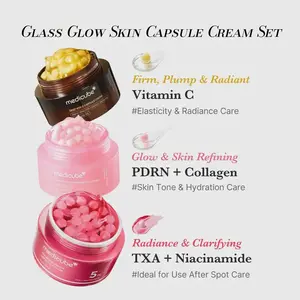 Mix & Match Boba Cream Set | Tiktok Viral Glass Glow Capsule Creams
