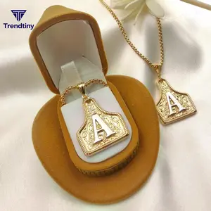 [TrendTiny] A-Z Initial  Necklace, Men's and Women's Capital Letter Stainless Steel Box Chain Script Name  Necklace Charm Bracelet nt Modern Versatile Accessories