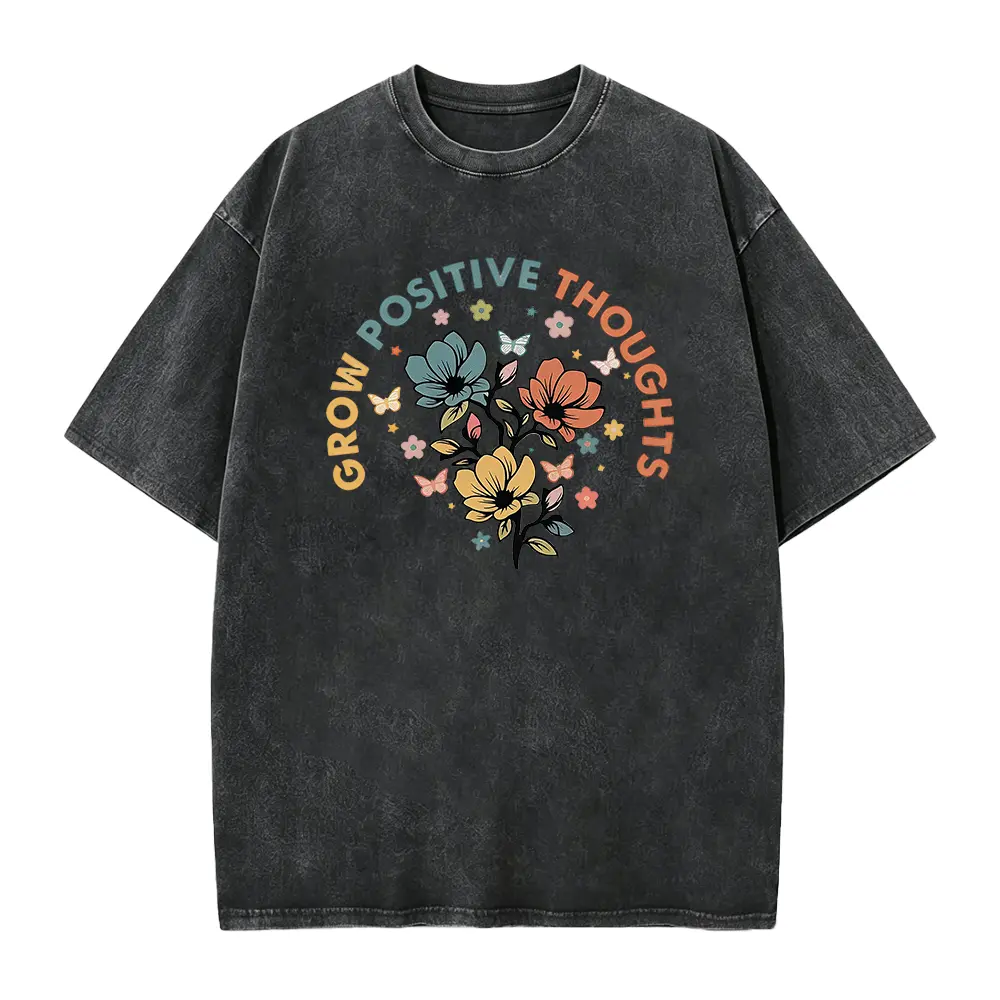 Grow Positive Thoughts Shirt, Growth Mindset T-shirt, Mental Health Shirt, You Matter Shirt, Positivity Shirt , Positive Affirmation T-shirt