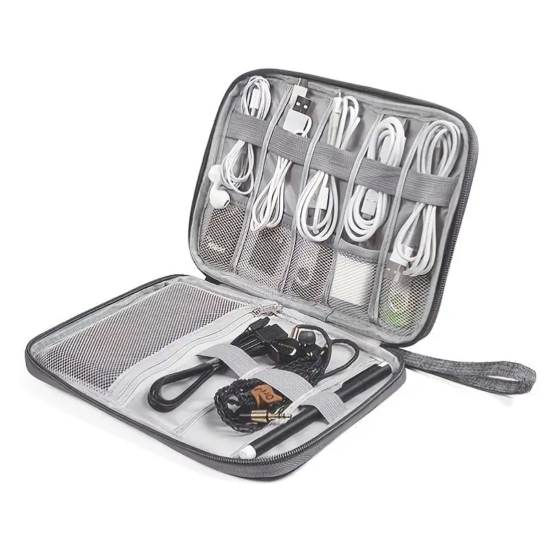 Multifunctional Storage Bag, 1 Count Multi Grid Compartment Storage Container With Zipper And Handle, Summer Gift, Portable Large Capacity Organizer F