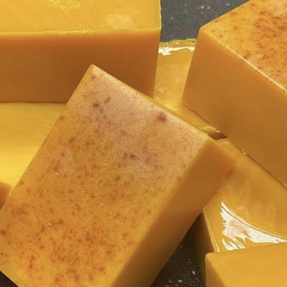 3PCS Gentle Lemon Turmeric Kojic Acid Soap Bars, Facial & Body Care Cleansers for Radiant Skin Comfort