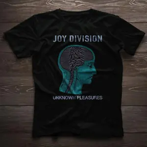 Joy Division T-Shirt Ian Cutis Unknown Pleasures Album Cover all Size S-5XL