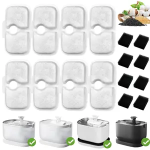8-Pack Cat Drinker Filter Replacement, Compatible with PETLIBRO 2.5L/84oz Cat Drinker PLWF005/PLWF115, Cat Drinker Filter for Petlibro Drinker Replacement with 8-Pack Pre-Filter Sponge