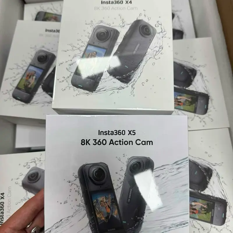 Insta360 X5 Waterproof 8K 360° Action Camera Triple AI Chip Design 3Hour Battery