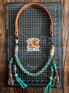 Hybrid Biothane x Half Round Lanyard - Pintail