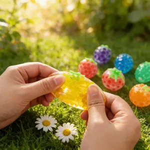 Simulated Fruit Beads, Stretchy Fruit Stress Relieving Toys for Kids, Suitable for Classroom Prizes, Birthday Gifts, Suitable for Halloween, Christmas Activities and Party Supplies, Birthday Party Decorations, Stress Relief Fidgeting