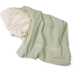 Weighted Lap Blanket - Calming Support Weighted Lap Pad for Kids - Durable Soft Cotton & Minky Comfort Blanket w/Washable Cover - Perfect Travel-Friendly Kids Bedding Accessories