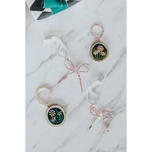Wood and Pearl Ornaments
