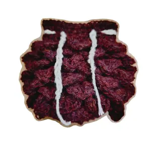 Handmade Pinecone Crochet Dice Bag – Unique DnD Dice Pouch for Tabletop RPG Games, Perfect for Dungeons & Dragons Players and Fantasy Gift Lovers