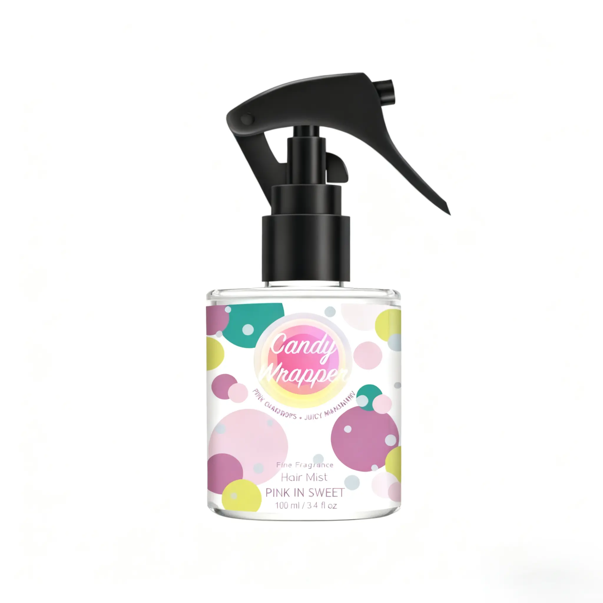 Scented Hair Mist for Soft and Shiny Hair, Long-Lasting Sweet Pink Fragrance, Refreshing Haircare Aroma, 100ml