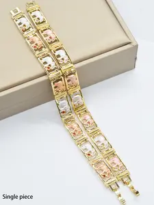 Elegant Elephant Bracelet with Zircon Design, Vintage Style Unisex Jewelry, Perfect Gift for Thanksgiving Halloween Valentine's Day Mother's Day Anniversary