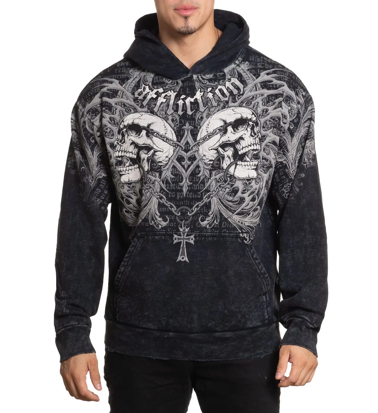 Affliction Men's Pullover Hoodie Collapse