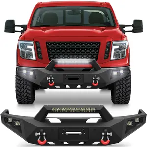 For 2016-2024 Nissan Titan XD Front Bumper with Winch Plate