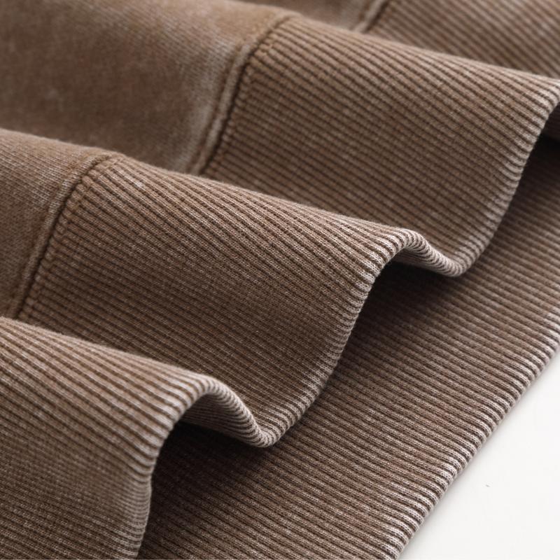 Digitex Women's Oversized Acid Wash Cotton Hoodie Minimalist Design Loose Fit with Kangaroo Pocket & Ribbed Cuffs for Fall Winter Fashion Casual Sweatshirts - Womenswear