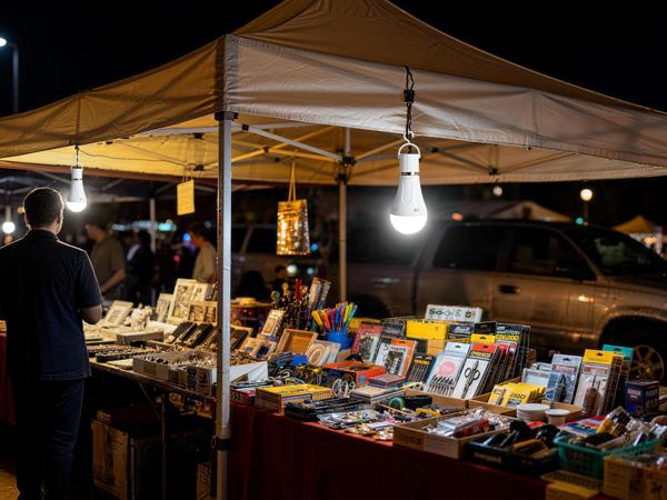 OSTWIKI 6 Pack Rechargeable Emergency Light Bulbs A19, Camping Lamp Battery Powered LED Light Bulb 3000K Daylight E26/E27 120V 9W with 1200mAh for Home Power Outage, Camping, Hurricane