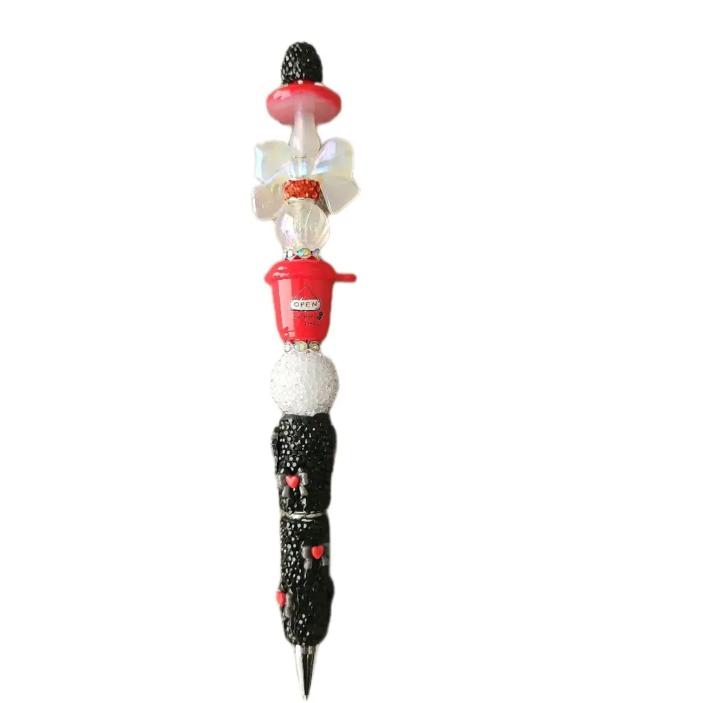 DIY Extended Pen with Unique Design and Colorful Accents for Creative Writing and Note-Taking. each pen is uniquely design.  never duplicated