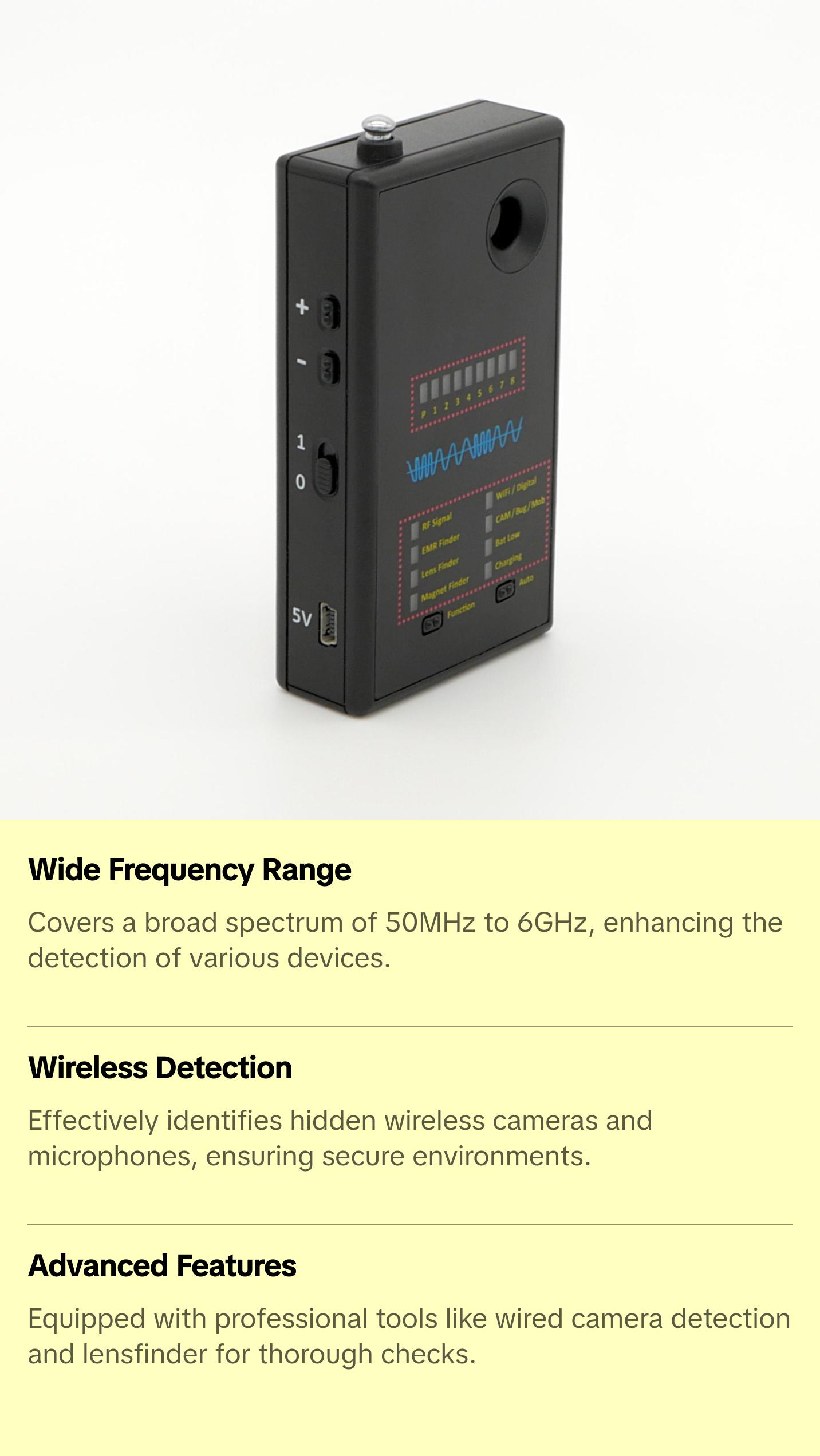 SG-2 Hidden Camera & Bug Detector