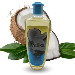 Dabur Vatika Coconut Hair Oil 300ML - Enriched Hair Oil 100% Natural Oils - Treatments - Haircare Products for Hydration and Care