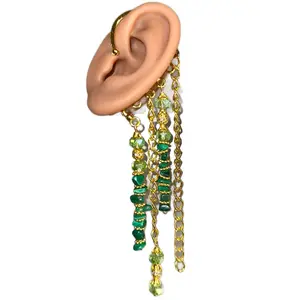 Malachite Goddess (Ear Cuff)