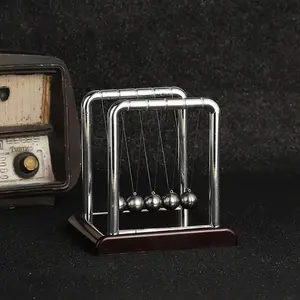 Newton's Cradle Balance Steel Ball, Physics Science Pendulum, Desktop Toys, Stress Relief Gifts, Home Decoration, Teaching Supplies